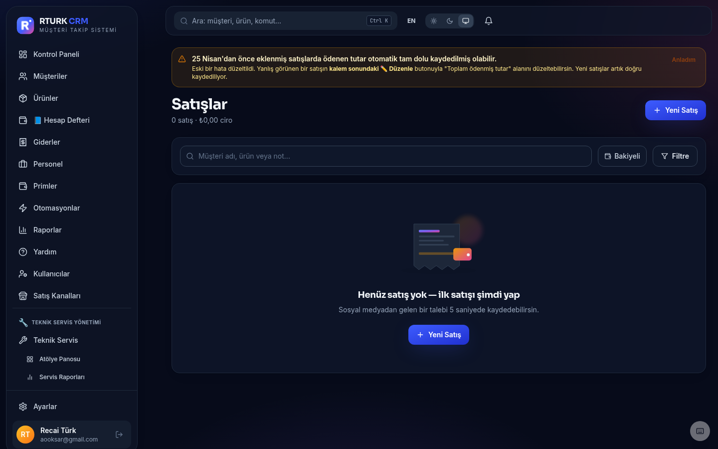 Satışlar