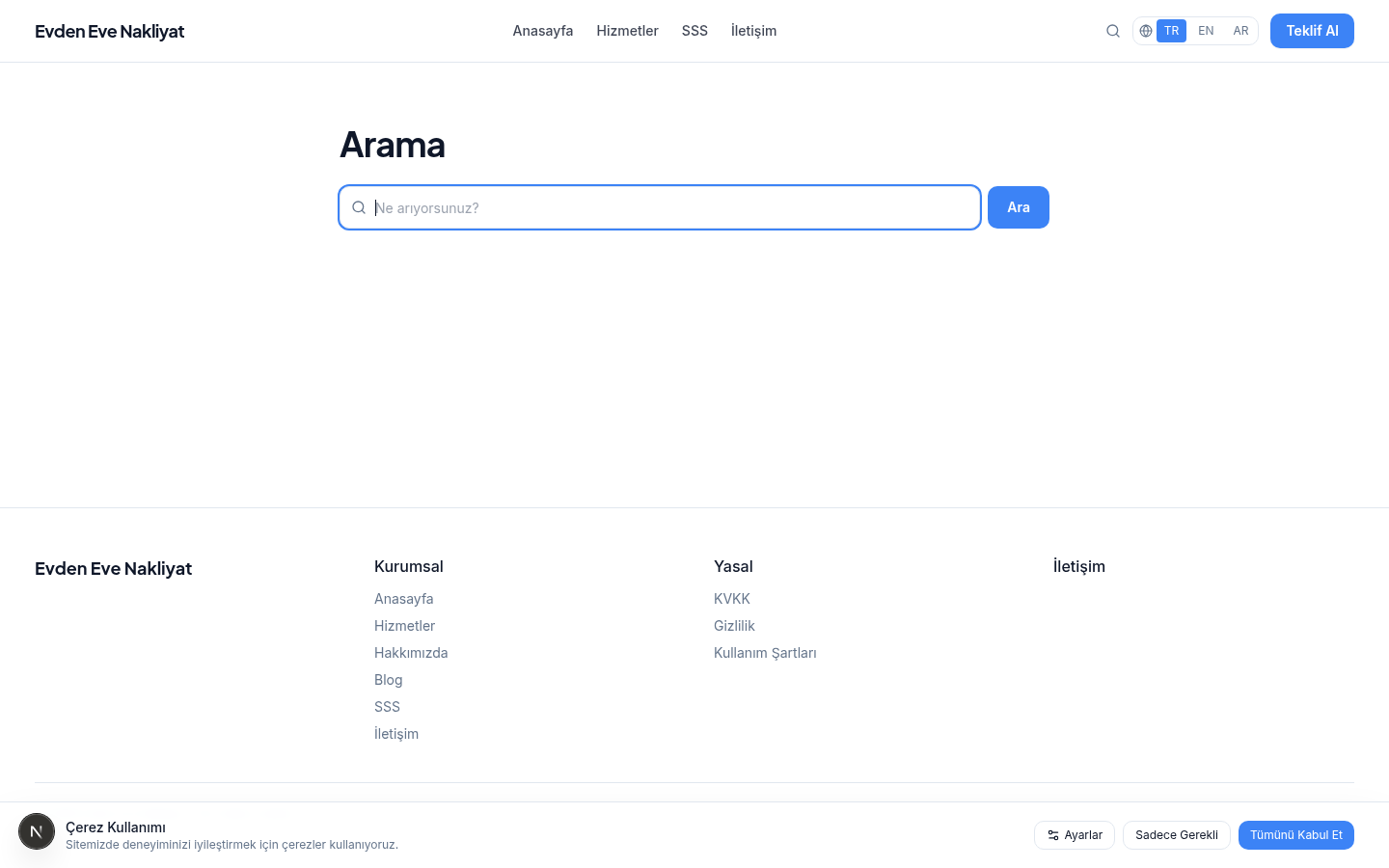 Site içi arama