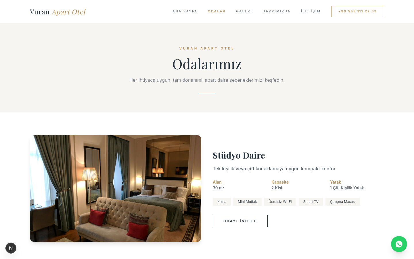 Odalarımız